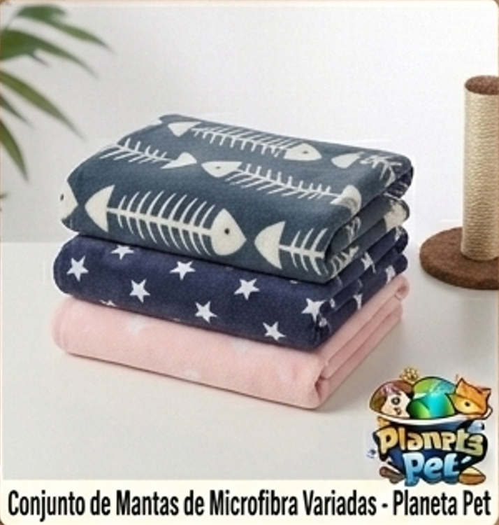 Conjunto de Mantas de Lã Xadrez e Chevron